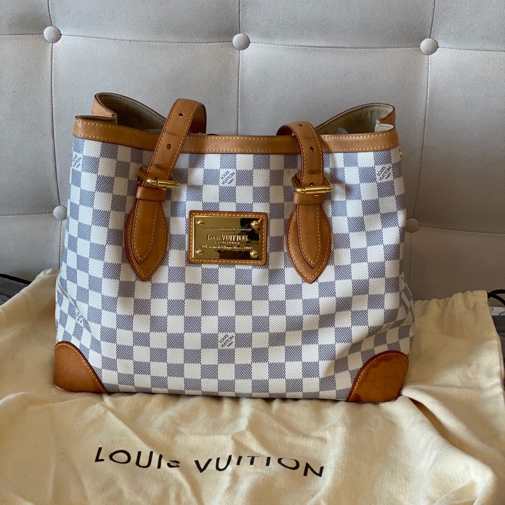 LV Damier Azur hampstead MM